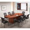 Officesource OS Conference Tables Boat Shaped Conference Table with Slab Base OS236CH - alternate 2